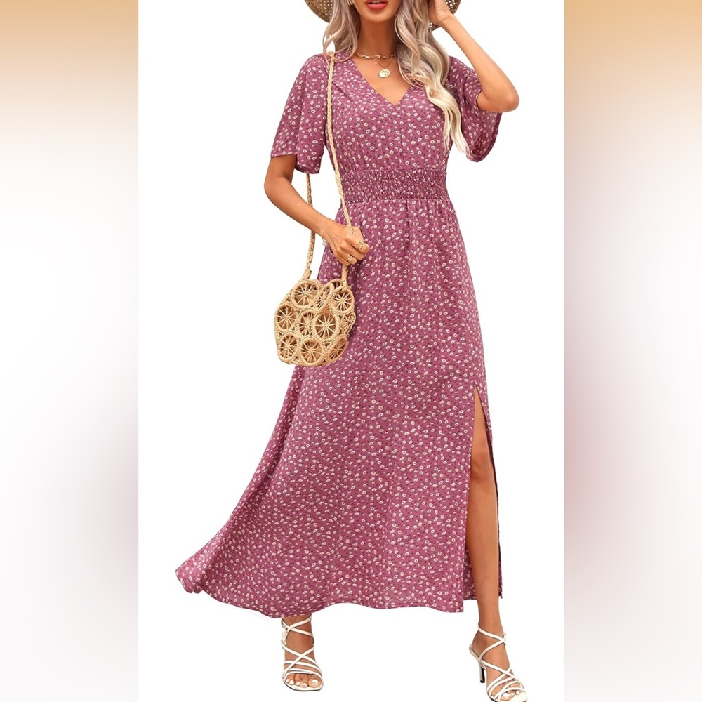 Flowy&Floral Lined Maxi Dress Size XXL NWT